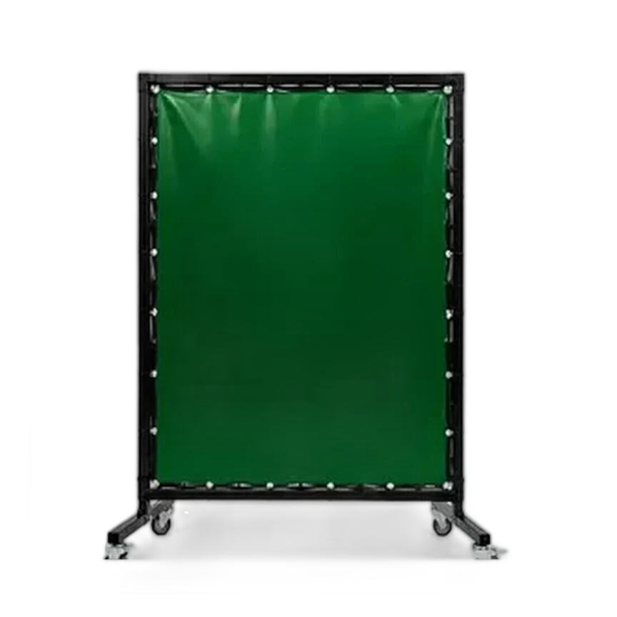 Biombo Articulado para Solda com Rodas - Estrutura Metálica 1,40 x 2,00 m